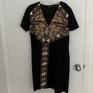 Zara black mini dress, size small